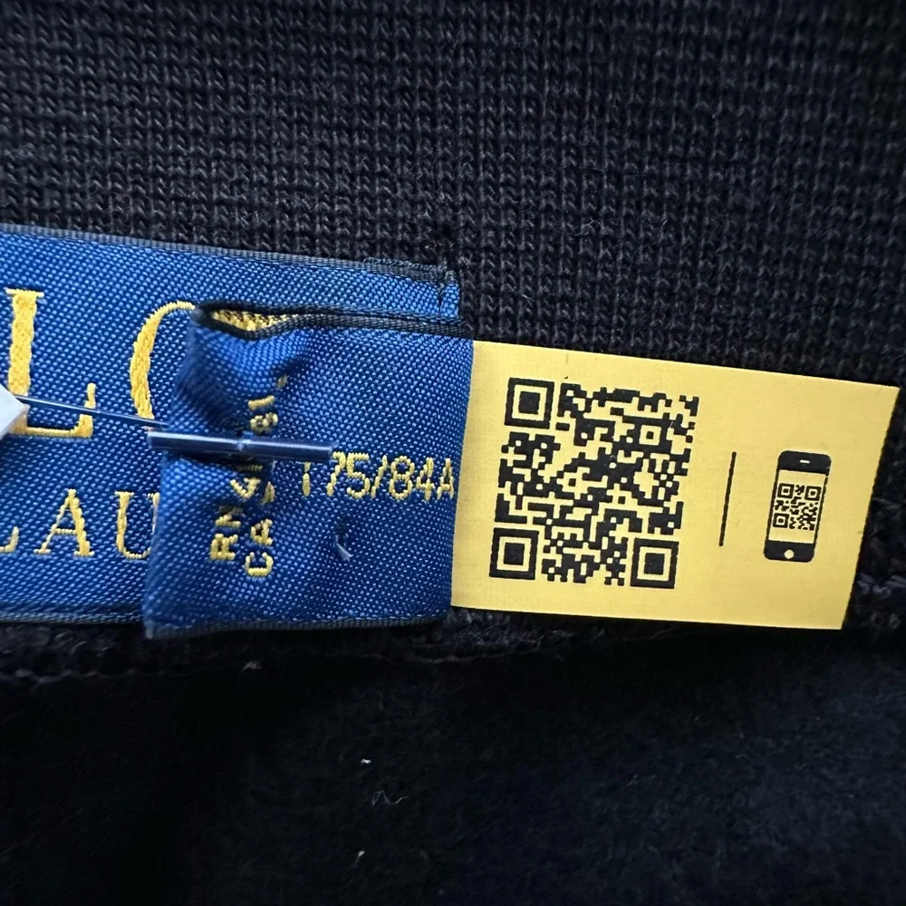 Polo Ralph Lauren 1967 Sport Crest Logo Jogger Pants Pwing Pony Bear Size Medium